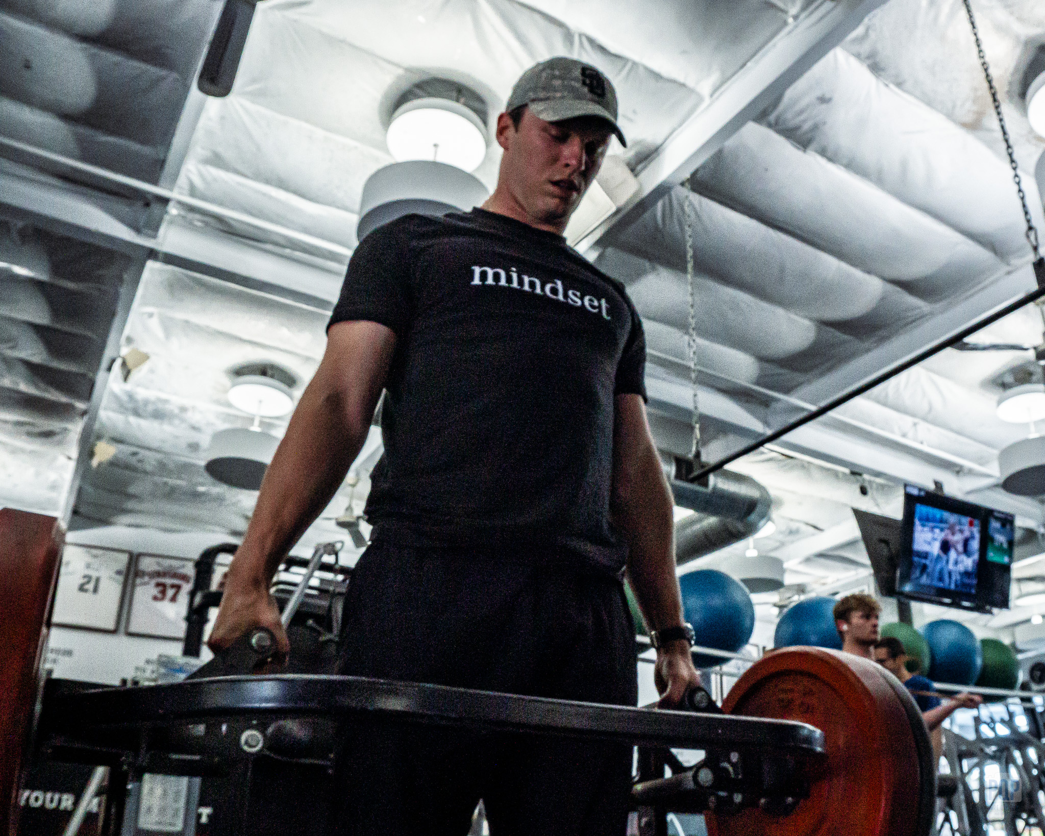 NFL Player Working Out at Fitness Quest 10 in San Diego California 